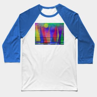 SUNSHINE And Sailing Digital Art Baseball T-Shirt